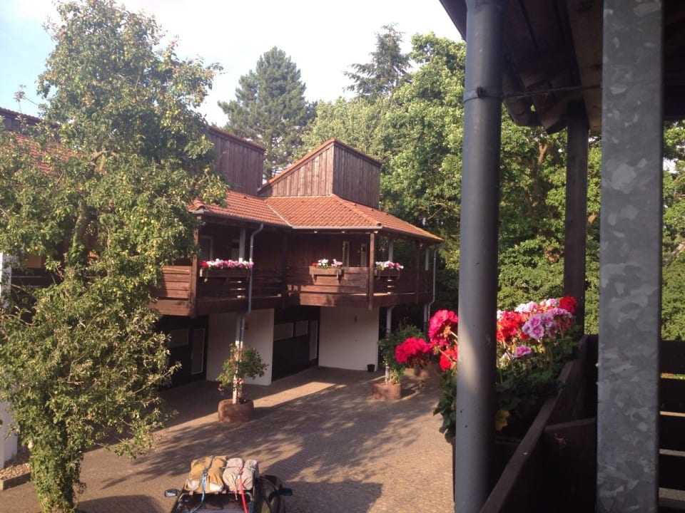 Innenhof Motel Ostsee Lodge