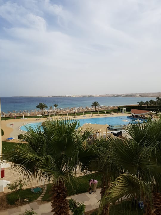 Ausblick vom Balkon Old Palace Resort Sahl Hasheesh