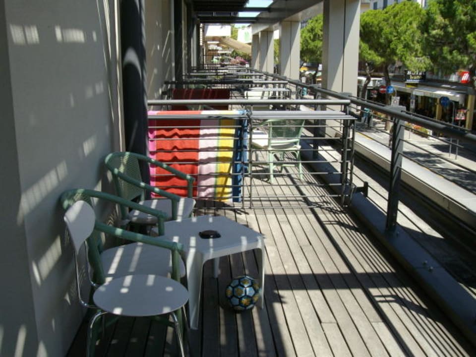 Vom Balkon aus Eden Hotel