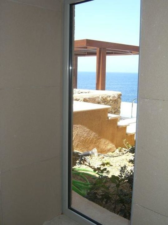 Meerblick von Dusche aus Seaside A Lifestyle Resort
