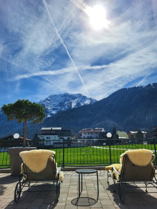 Ausblick Das Karwendel - Ihr Wellness Zuhause am Achensee