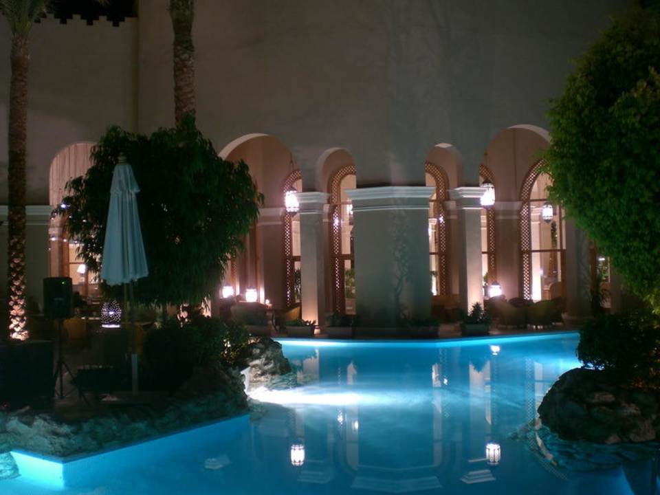 Pool am Abend Ghazala Gardens