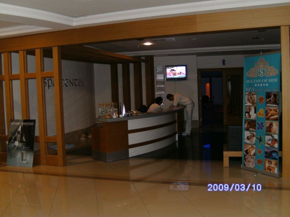 Eingang Wellnessbereich Hotel Sultan of Side