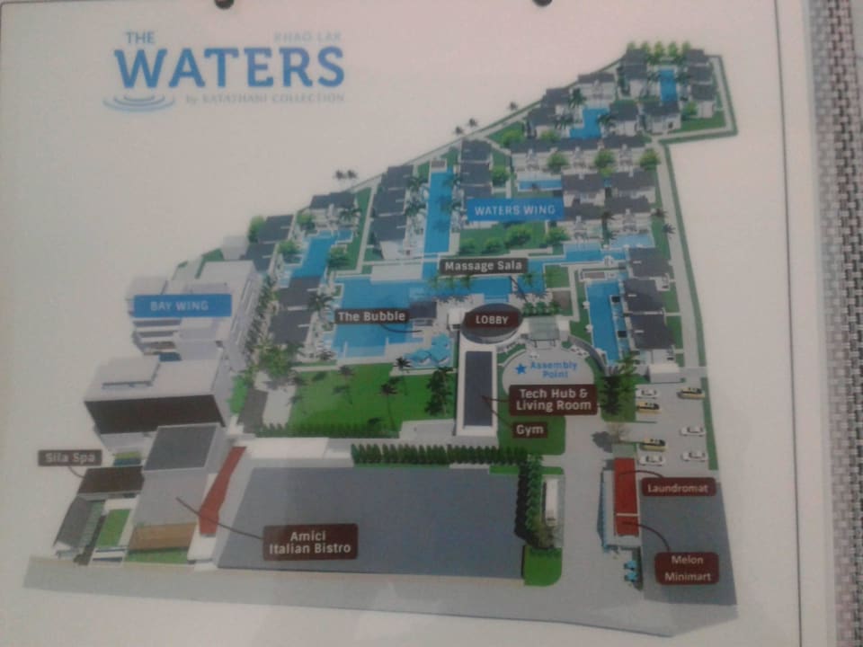 Übersicht über die Hotelanlage The Waters Khao Lak by Katathani