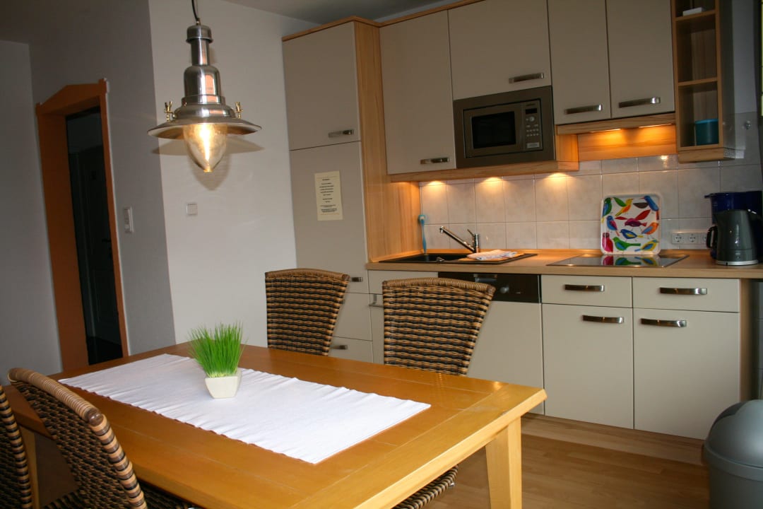 Wohnzimmer/Küche Gabeljürge Apartments