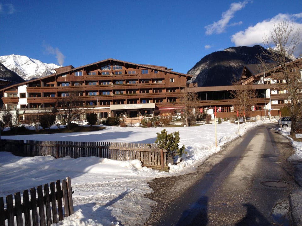 Von außen ... Hotel Quellenhof Leutasch, Tirol