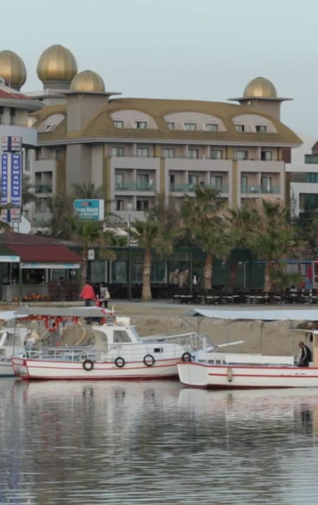 Blick vom kleinen Hafen Aydinbey Kings Palace & Spa