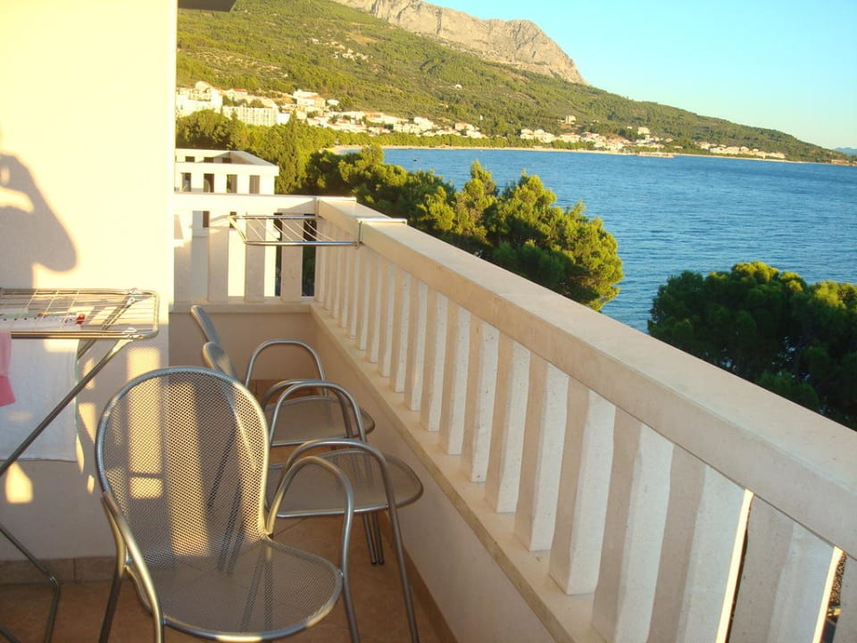 Blick nach links- Tucepi Hotel Tamaris