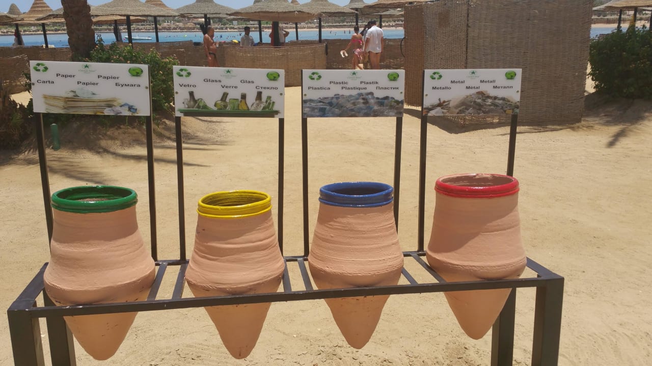Mülltrennung ist überall zu finden! Steigenberger Coraya Beach - Adults only
