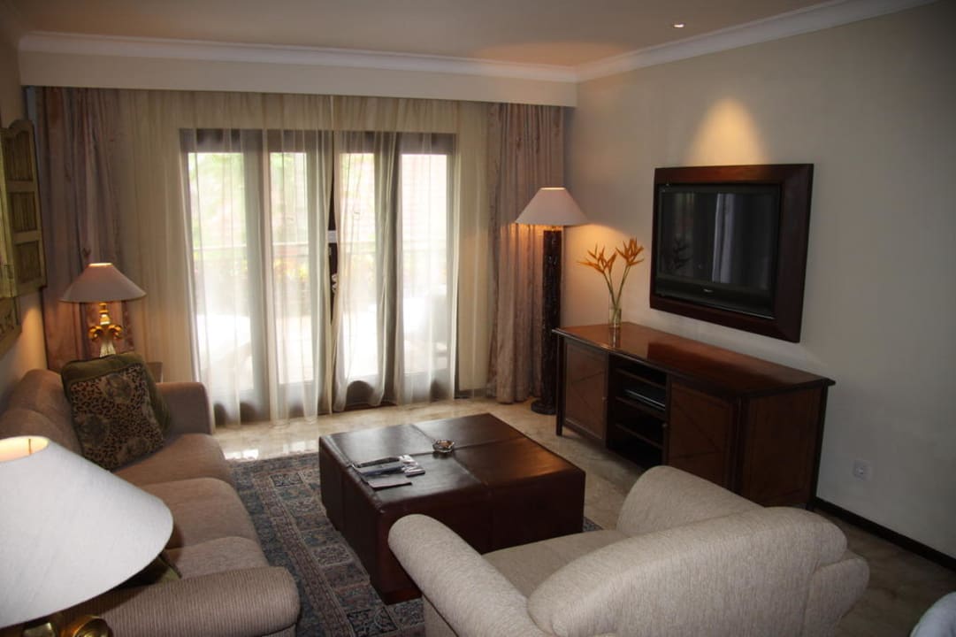 Wohnraum im Starwoodgast Villa 1106 Hotel Sheraton Senggigi Lombok Beach Resort