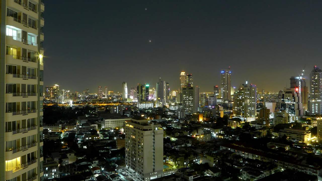 Ein Highlight für mich, der Ausblick auf Bangkok JC Kevin Sathorn Bangkok Hotel