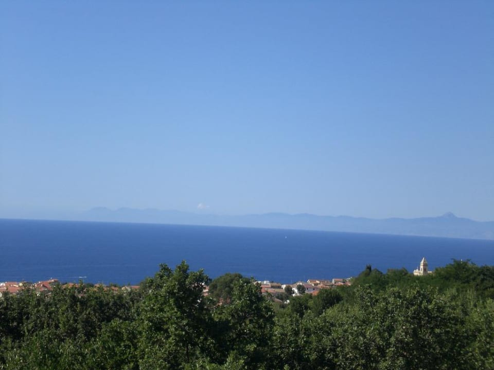 Ausblick vom Balkon Hotel Fonte di Bagnaria