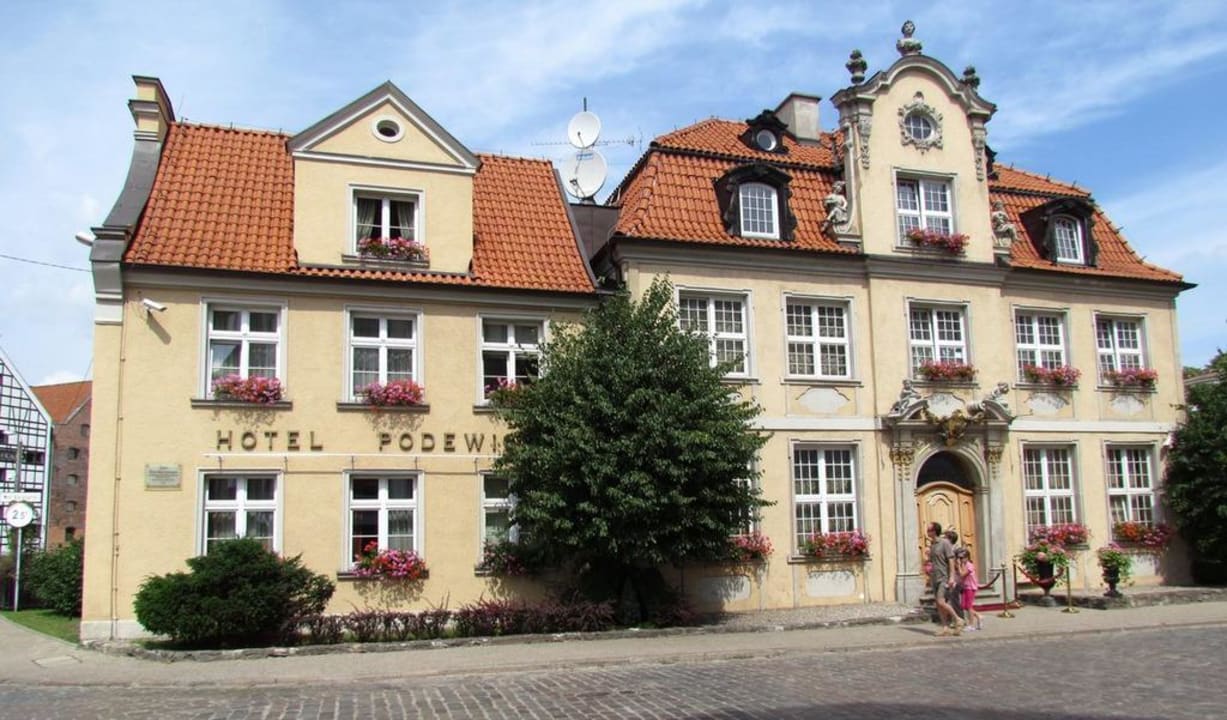 Road view Hotel Podewils Old Town Gdansk