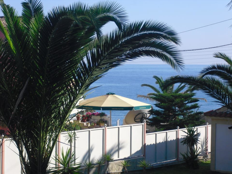Ausblick vom Balkon Hotel Belle Helene Beach