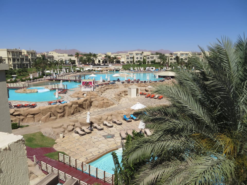 Lagoonpool vom Dach Rixos Sharm El Sheikh Adults Only 18 +