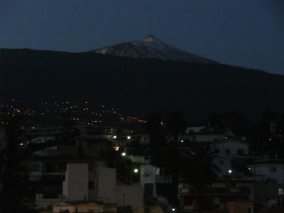 Teide bei Nacht Apartamentos Casablanca