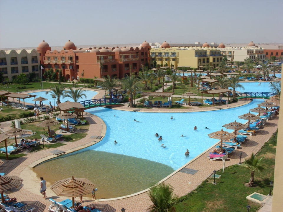 Von der grünen Rutsche aus Titanic Beach Spa & Aqua Park