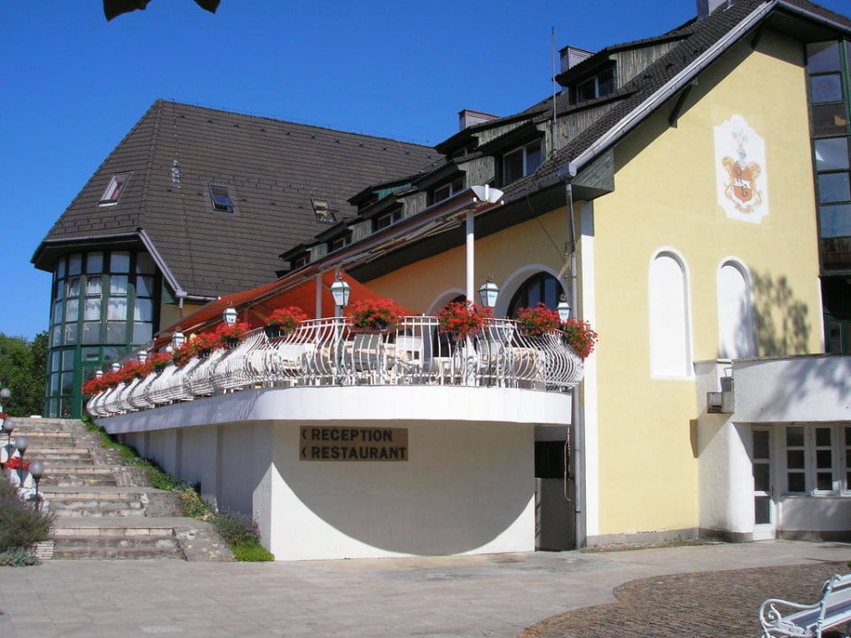 Aufgang zur Rezeption Hotel Familia