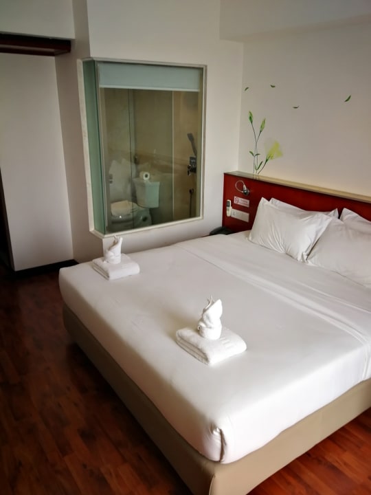 Zimmer. Klein aber fein. Harmony Phnom Penh Hotel