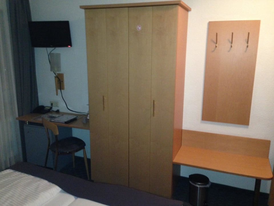 Blick vom Bett Hotel Bonn City