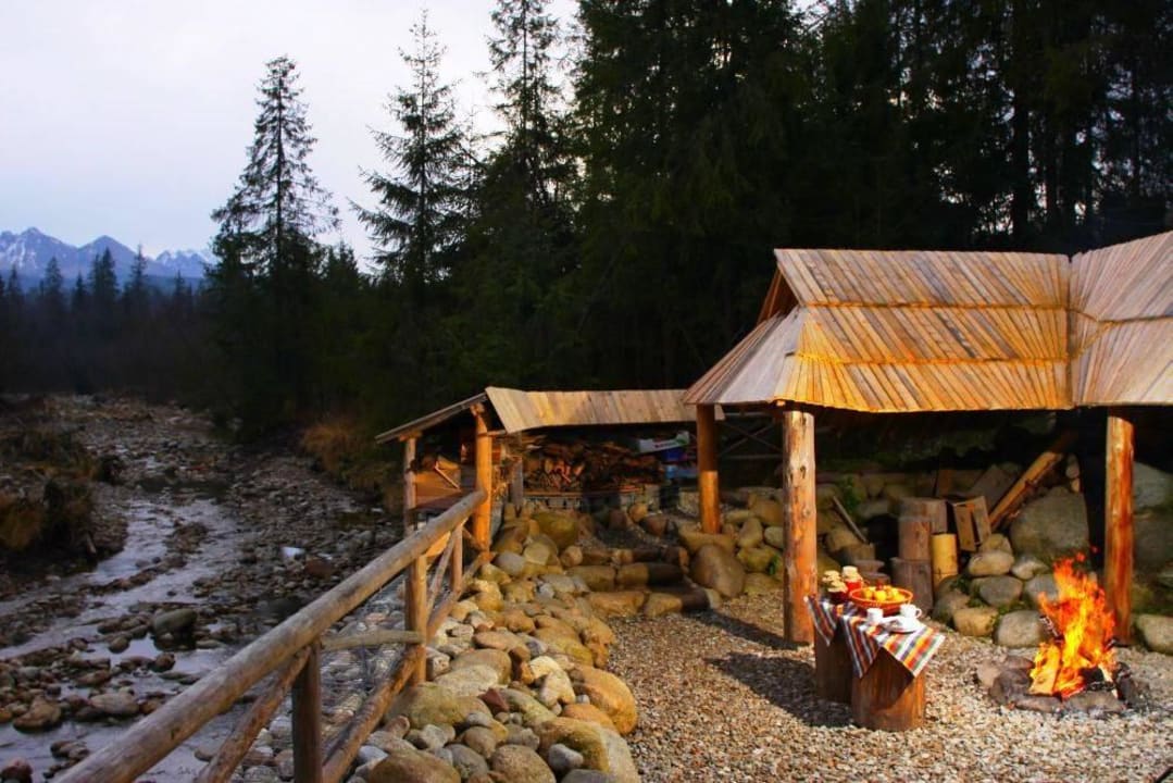 Grill i ognisko Ferienhaus Tajgolka