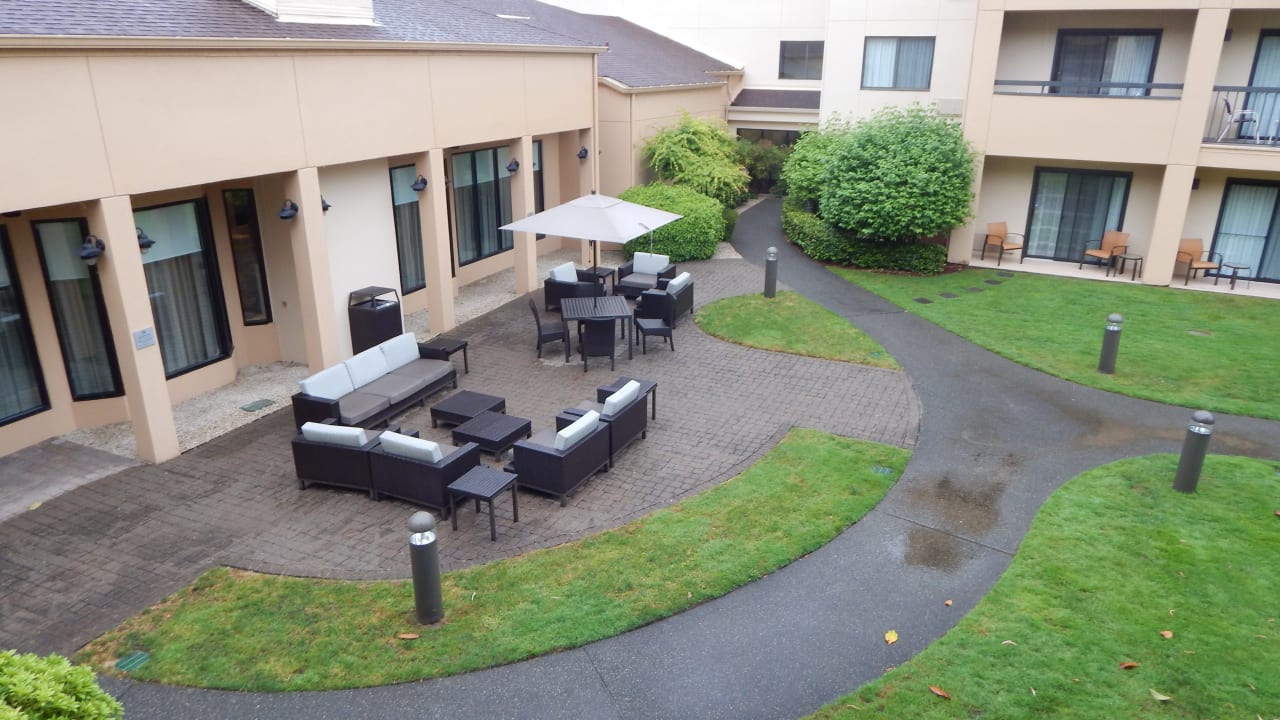 Gartenanlage Hotel Courtyard by Marriott Seattle South Center