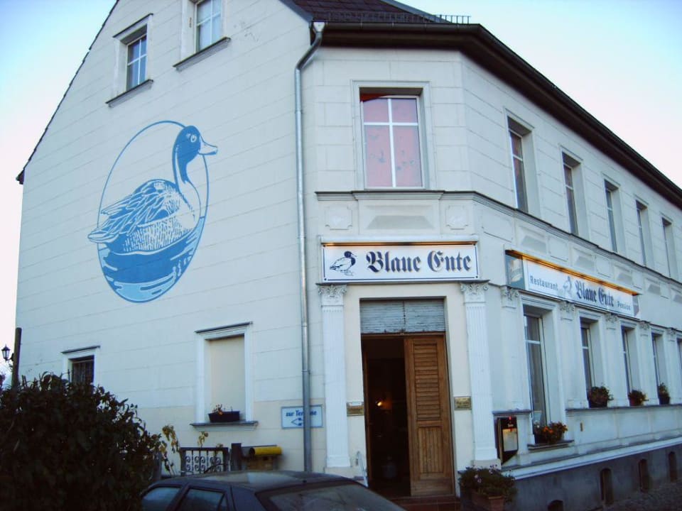 Außenansicht Blaue Ente Pension Blaue Ente