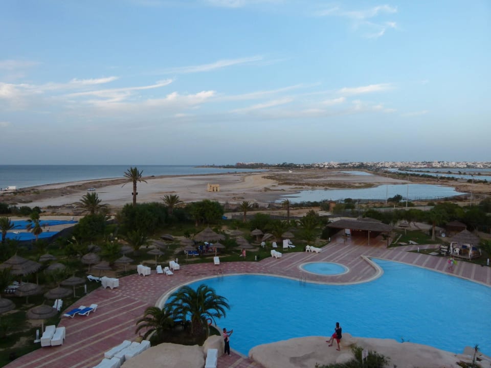 Blick vom Balkon Skanes Serail Aquapark