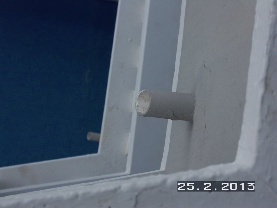 Abfluss vom Balkon zum Pool BLUESEA Lagos de Cesar