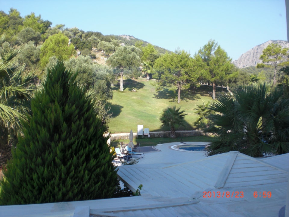 Schöne Aussicht vom Hotel X Life Hotel Sarıgerme