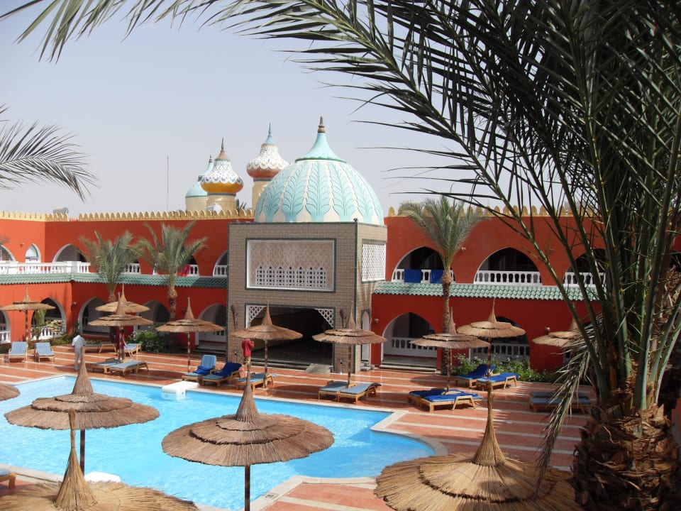 Ausblick vom Zimmer Pickalbatros Alf Leila Wa Leila Resort - Neverland Hurghada
