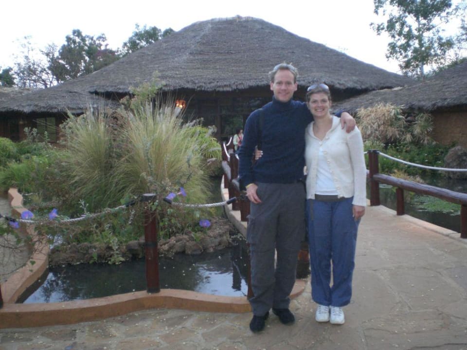 Garten neben dem Restaurant Hotel Amboseli Sopa Lodge