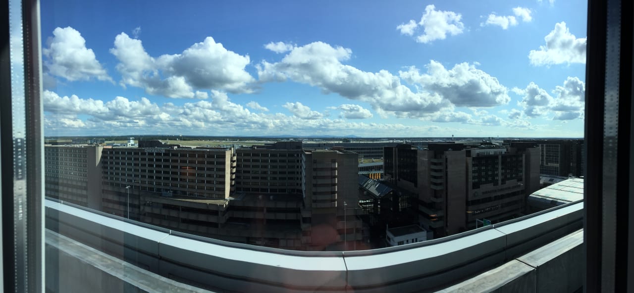 Ausblick Hilton Garden Inn Frankfurt Airport