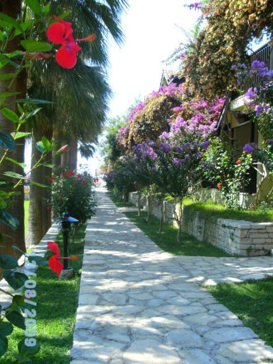Les allées de l'hôtel Melas Holiday Village