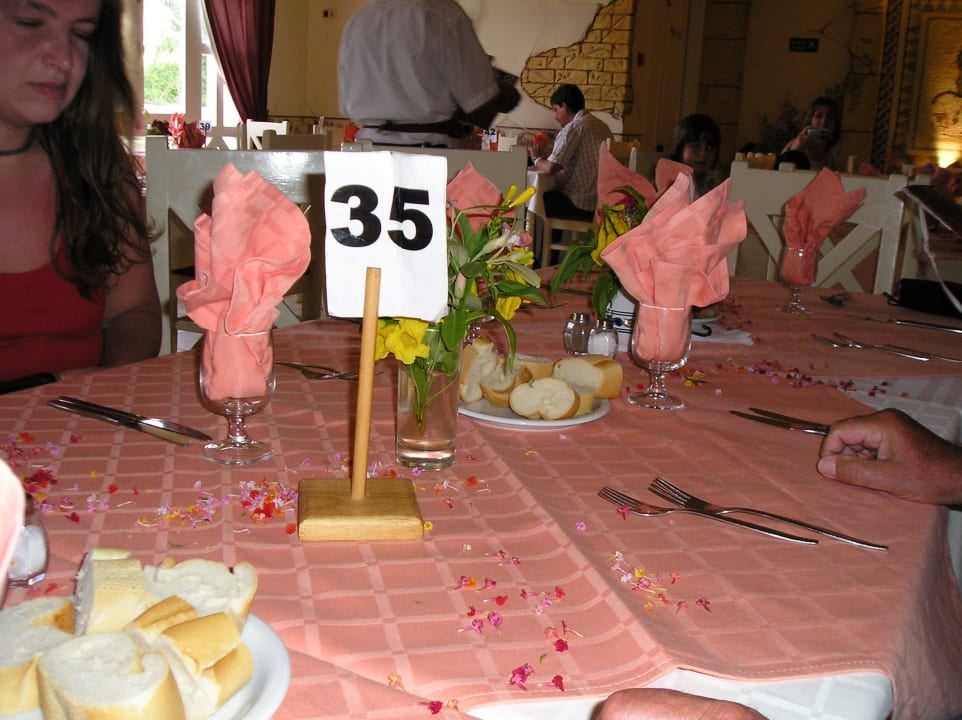 Tisch im ital. a la carte Restaurant Houda Golf & Beach Club