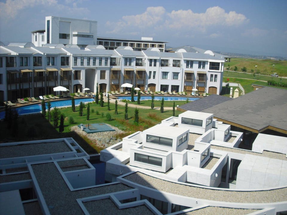 Ein Teil der Anlage von der Terrasse aus Lykia World Antalya
