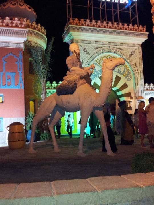 Eingang zum Hotel Pickalbatros Alf Leila Wa Leila Resort - Neverland Hurghada