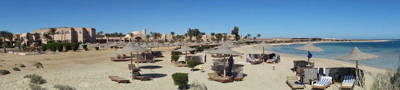 Blick auf den Strand Shams Alam Beach Resort