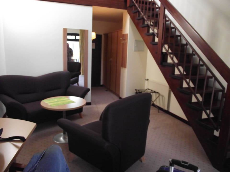 Aufgang zu den Doppelbetten Göbel's Seehotel Diemelsee