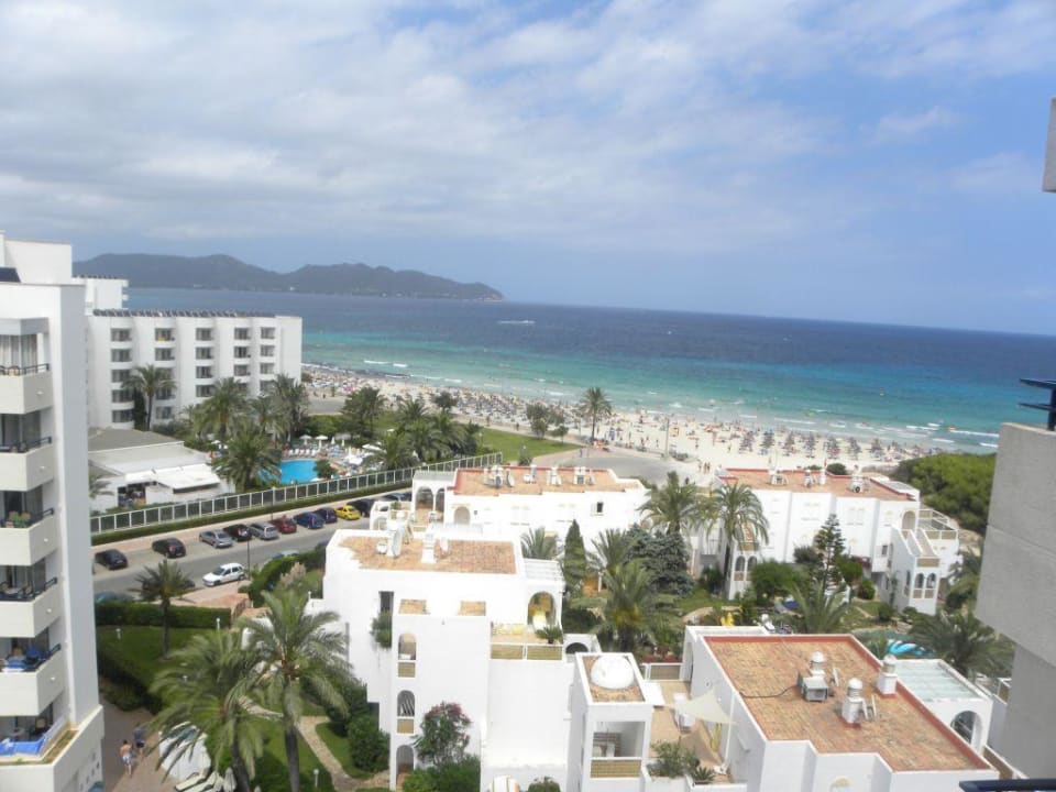 Ausblick von Zimmer 709 Hipotels Bahia Grande