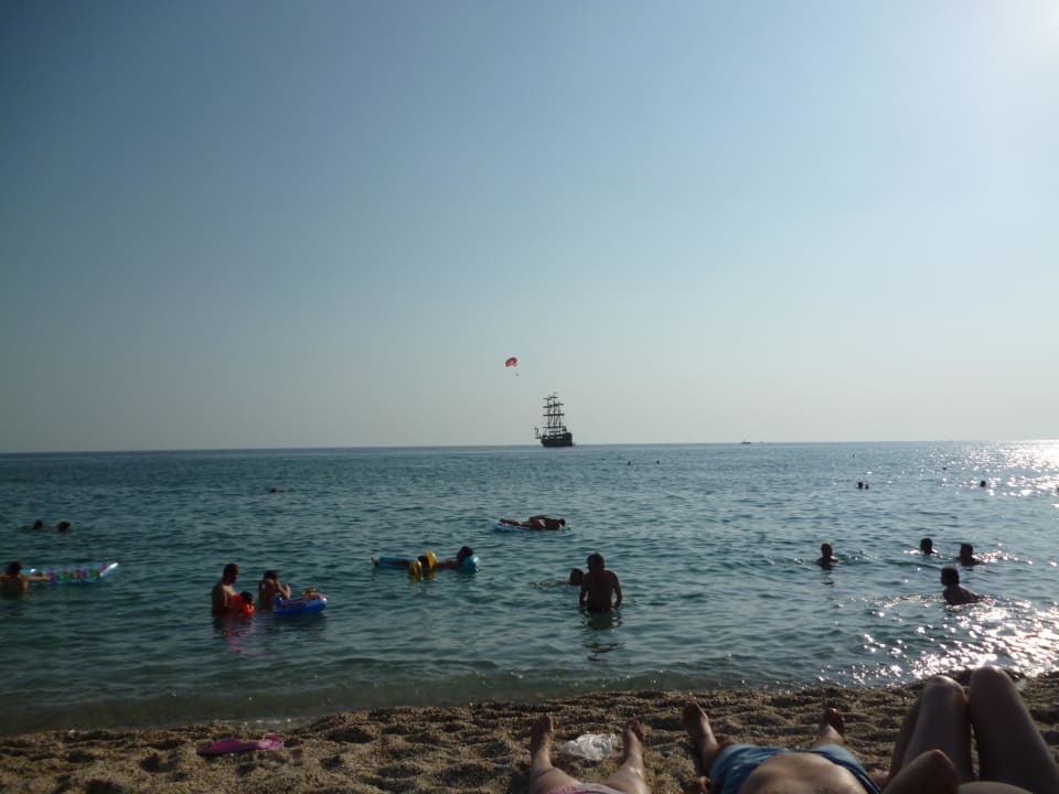 Пляж Клеопатра и море Hotel Aslan City Kleopatra