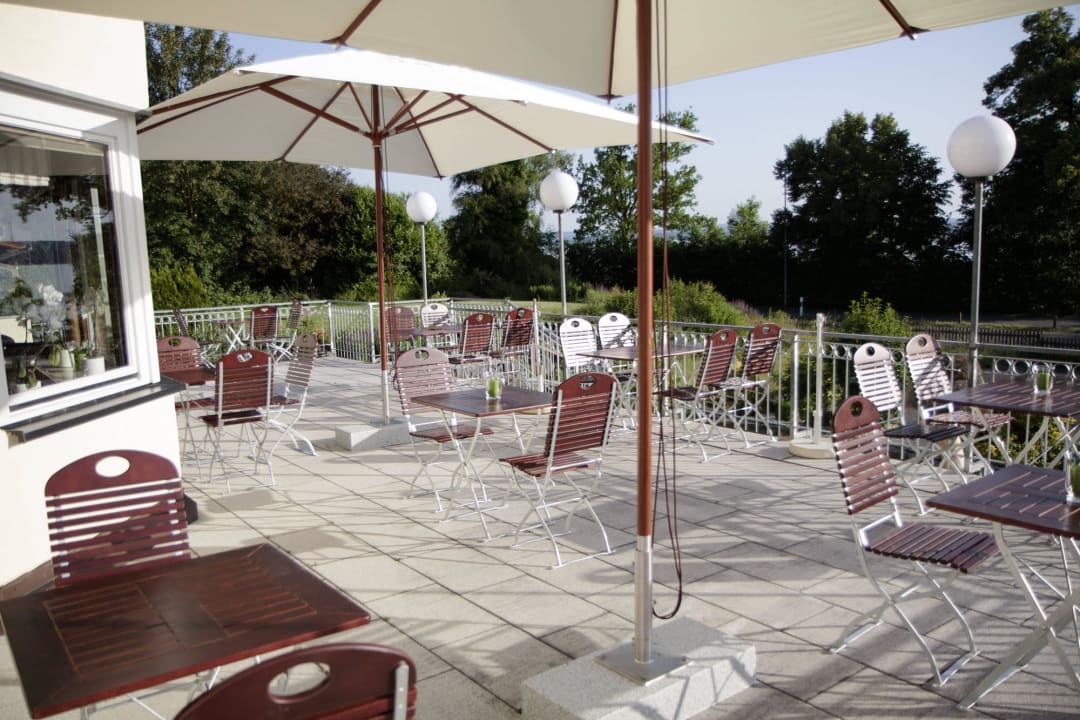 Terrasse mit Seeblick Gästehaus am See Uferperle