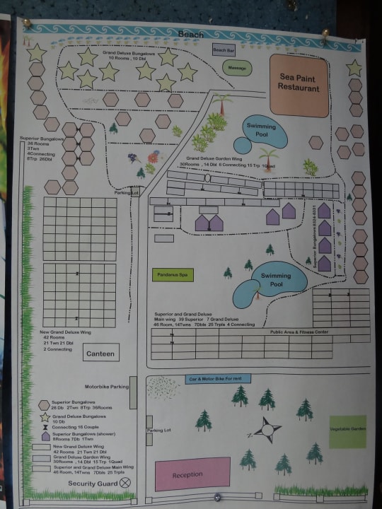 Lageplan Resort The Fair House Beach Resort