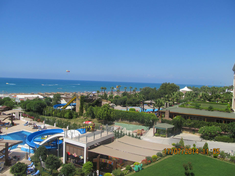 Aussicht vom Balkon Adalya Ocean Deluxe