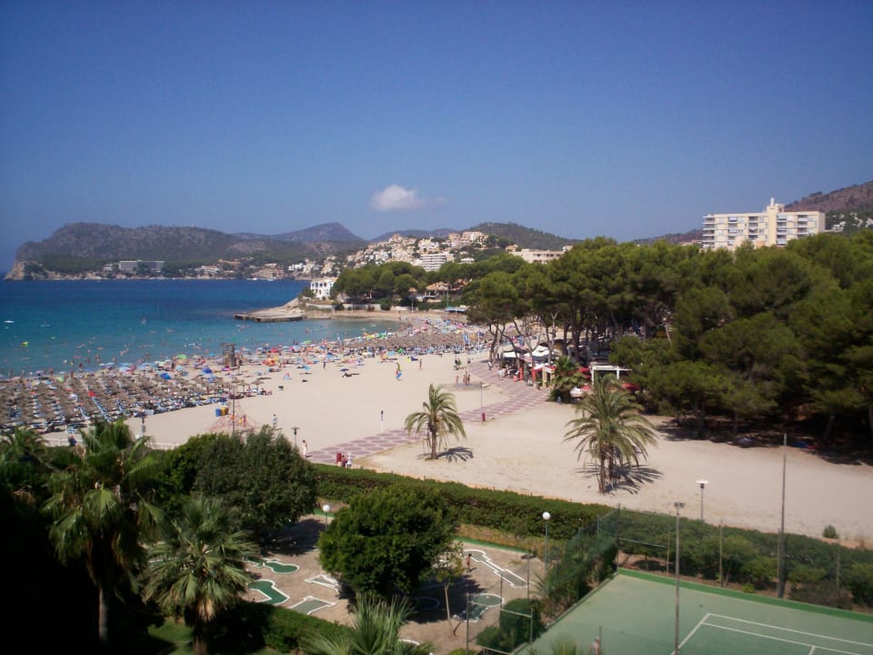 Noch ein Blickwinkel zum Strand  aus Zimmer 513 Hotel Vibra Beverly Playa