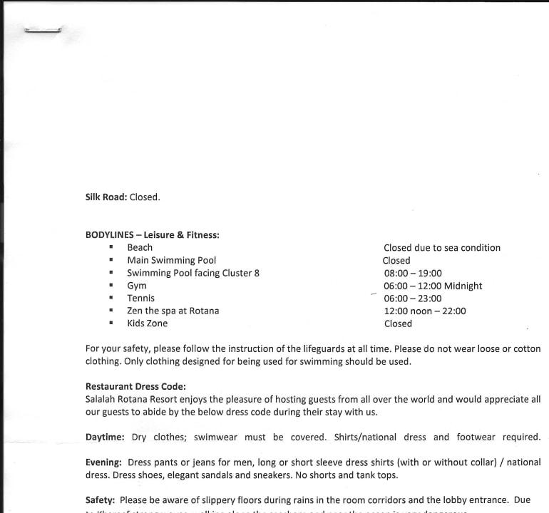 Sonstiges Salalah Rotana Resort