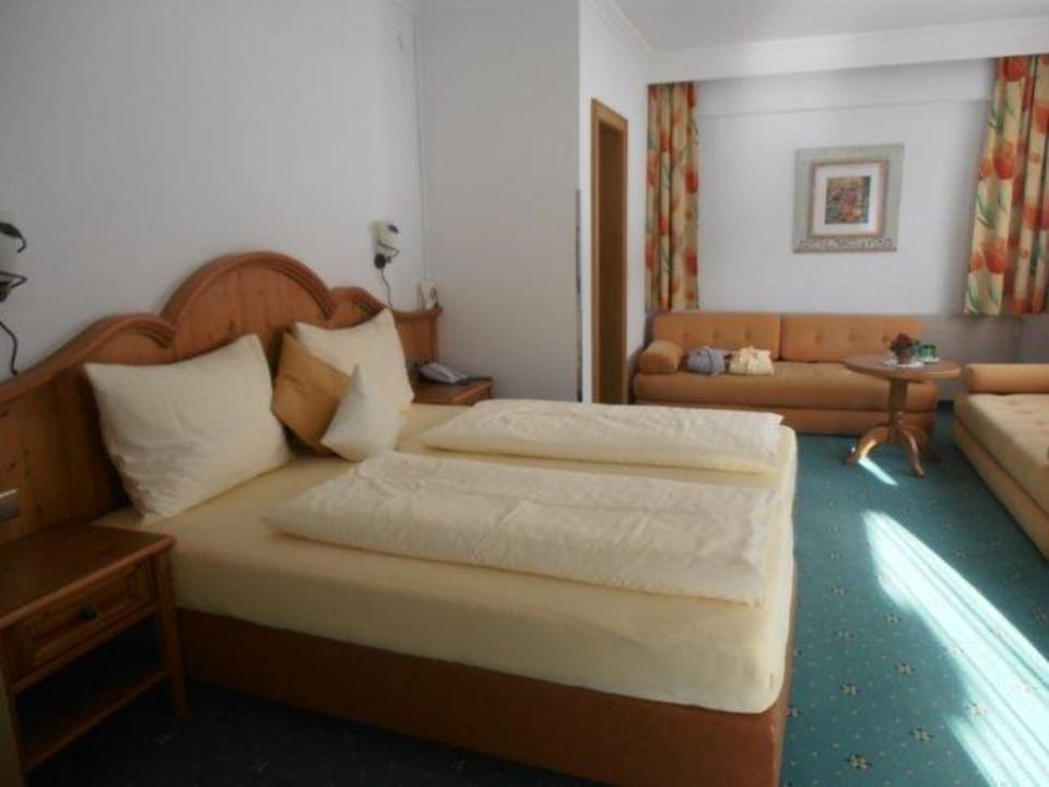 Blick ins unser Zimmer Aparthotel Bergland