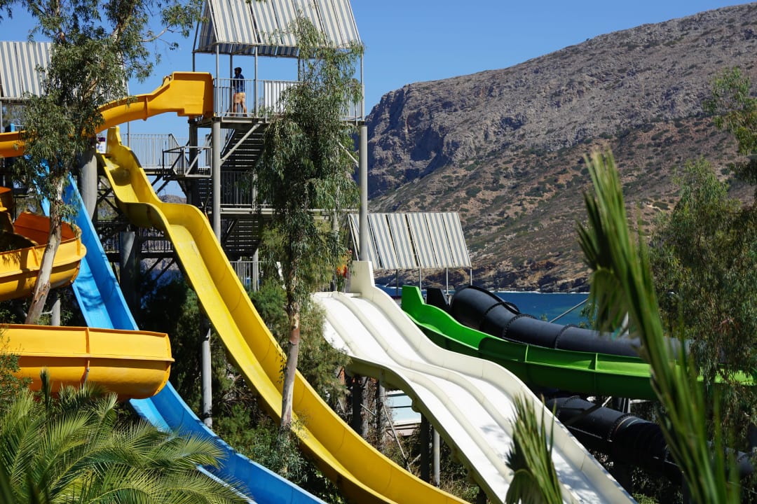 Rutschen - nicht nur für Kinder Fodele Beach & Water Park Holiday Resort