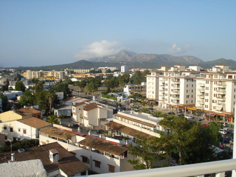 Ausblick aus dem Zimmer zur Strasse BQ Delfin Azul Hotel