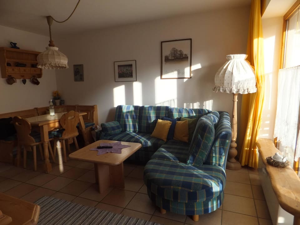 Sitz- und Essbereich Ferienwohnungen Sonnenpark